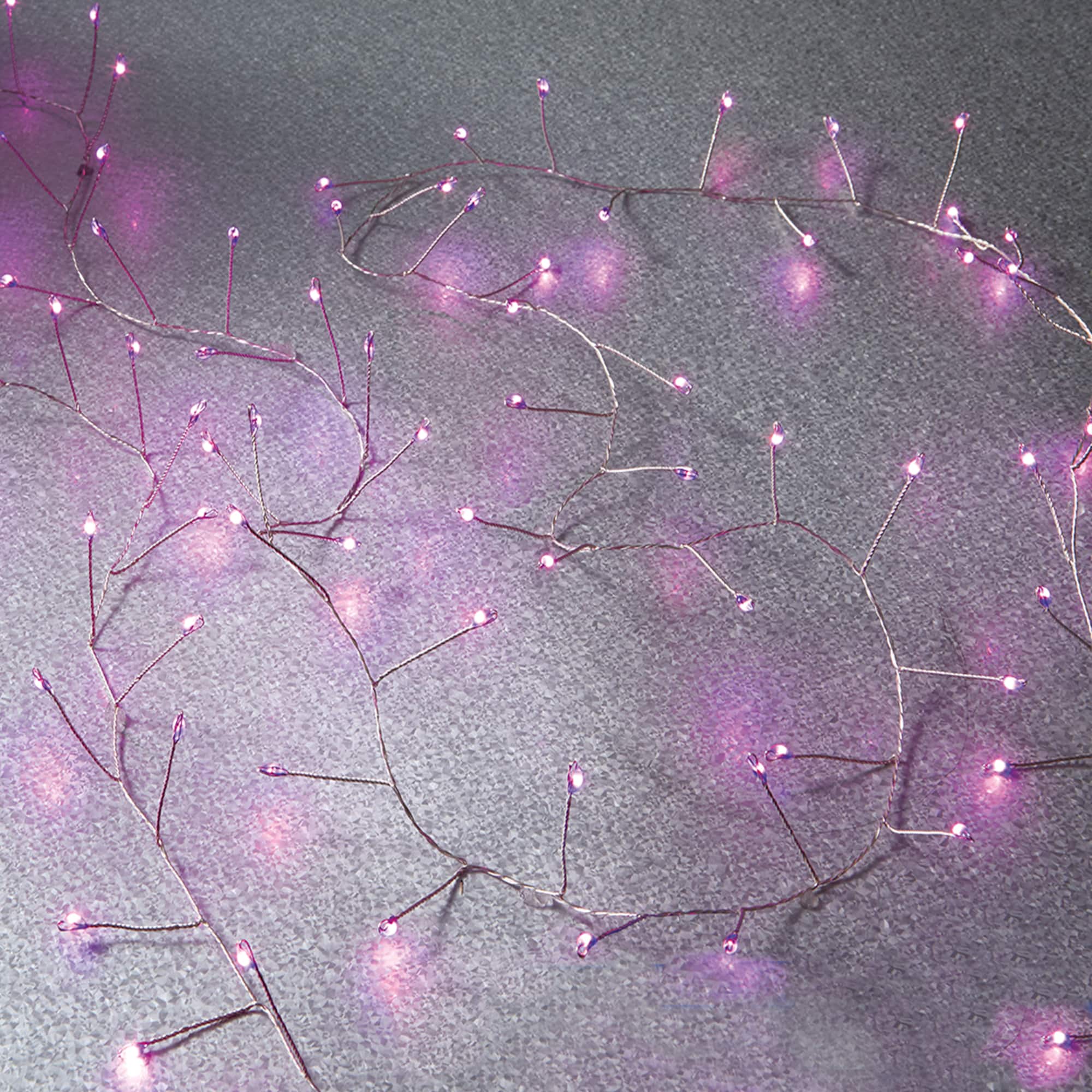 120ct. Purple LED String Lights Garland by Ashland®